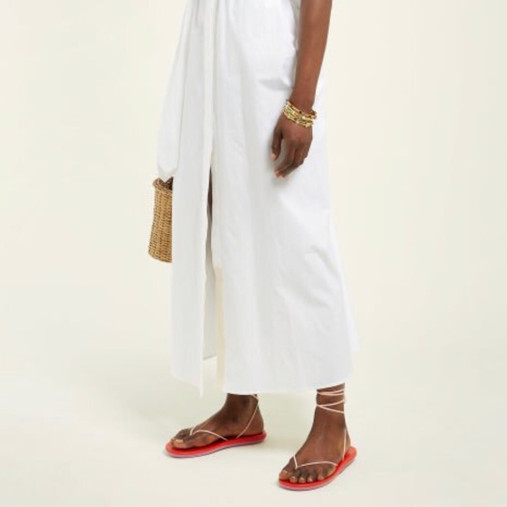 Ancient Greek Sandals Bi-Color Wraparound Sandals